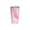 SHAKEY PINK - Drinkbeker met rvs rietje - RVS - 480 ml