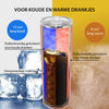 DRINKONLOVE - TEAM LEADER SALMON PINK + COMFY BLACK - Drinkbeker met rietjes - RVS - Zalm-roze - Zwart - 12 uur koud - 6 uur warm - 600ML - 20,5 cm hoog