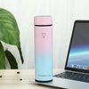 SMART BLENDY PINK TOP TURQUOISE BOTTOM - Thermosfles - Touch LED Temperatuur display - 500ml