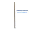 RUSH BLACK + COMFY BLUE  - Drinkbeker met rvs rietjes -  470ml - rietjes 21.5 cm