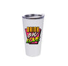 DRINKONLOVE - STREET ART - Drinkbeker met rietje - RVS - 480 ml