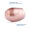 SKY ROSÉ GOLD - RVS Bekers met rvs rietjes - set van 2 - 350ml