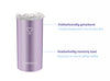 RUSH PURPLE + COMFY RAINBOW - Drinkbeker met rvs rietjes -  470ml - rietjes 21.5cm