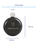 LITTLE MIX BLACK - Drinkfles - RVS - glittercoating - 150ml