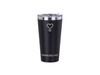 KICKSTARTER BLACK - Drinkbeker met rvs rietje - RVS - 480 ml