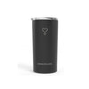 RUSH BLACK - Drinkbeker met rvs rietje - RVS - 470ML
