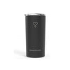 RUSH BLACK - Drinkbeker met rvs rietje - RVS - 470ML